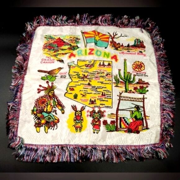Arizona Handmade Pillow Case Souvenir New Vintage - Picture 1 of 7